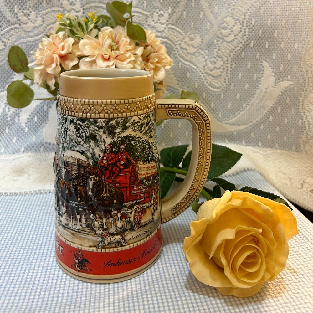Vintage Budweiser Collector C Series Stein Anheuser-Busch Beer Mug